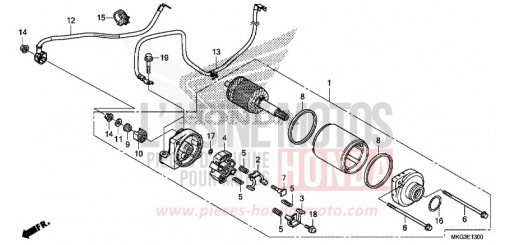 STARTER MOTOR CMX500AK de 2019